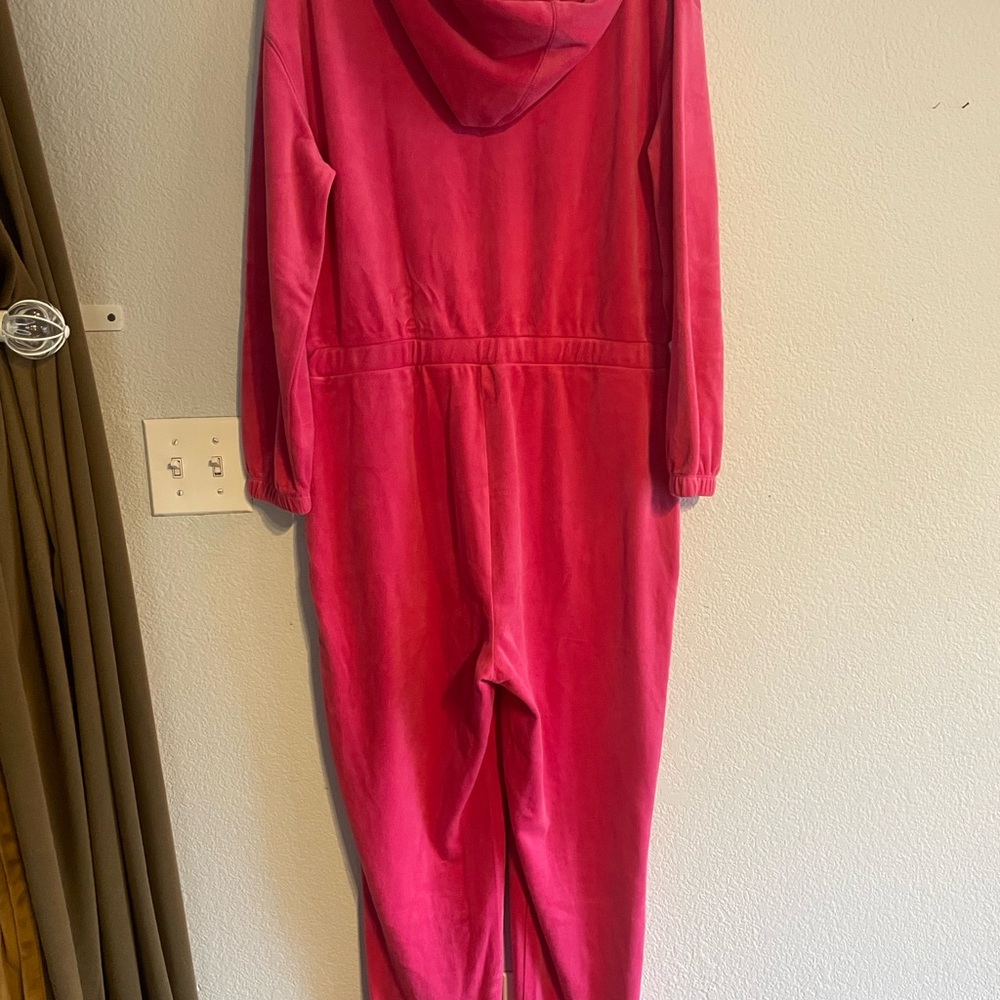 Juicy Couture Pink Hooded Jumpsuit - Picture 3 of 5